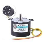 6W AC 220V 2.5r/M Turning Motor for Egg Incubator, Turning Motor for Automatic Egg Incubators with Gear Deceleration Controllable Permanent Magnet Synchronous Motor