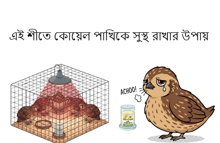 এই শীতে কোয়েল পাখিকে সুস্থ রাখার উপায়