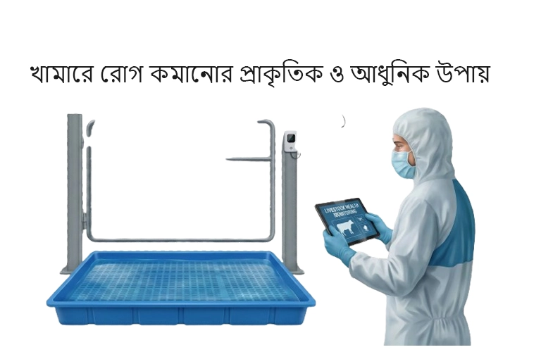 খামারে রোগ কমানোর প্রাকৃতিক ও আধুনিক উপায়