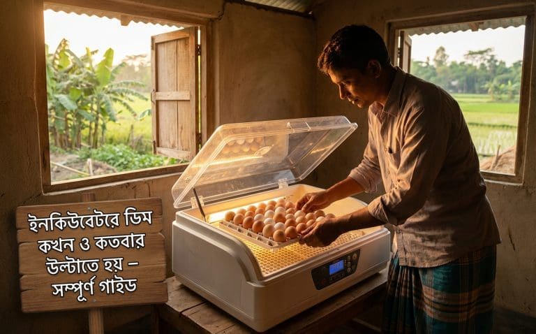 ইনকিউবেটরে ডিম কখন ও কতবার উল্টাতে হয় – সম্পূর্ণ গাইড