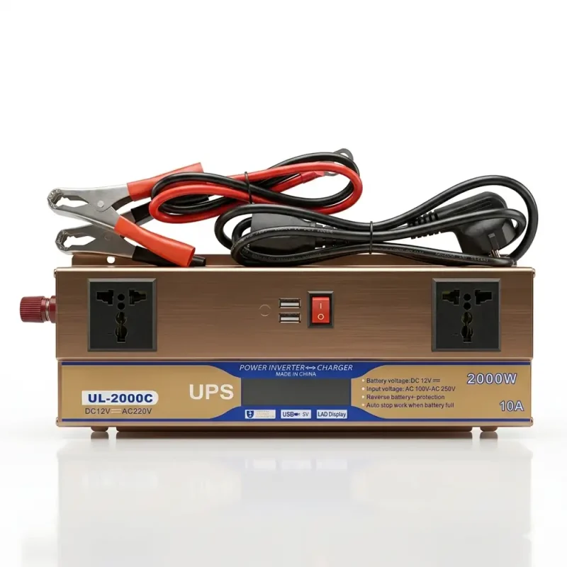 ২০০০W হাই ক্লাস ইনভার্টার ও চার্জার IPS &ndash; রিয়েল আউটপুট ১১০০W