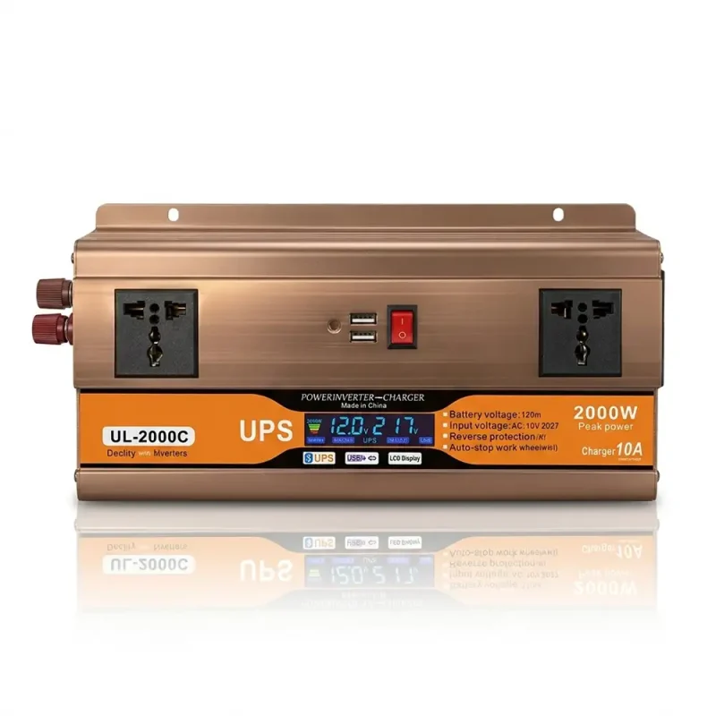 ২০০০W হাই ক্লাস ইনভার্টার ও চার্জার IPS &ndash; রিয়েল আউটপুট ১১০০W